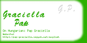 graciella pap business card
